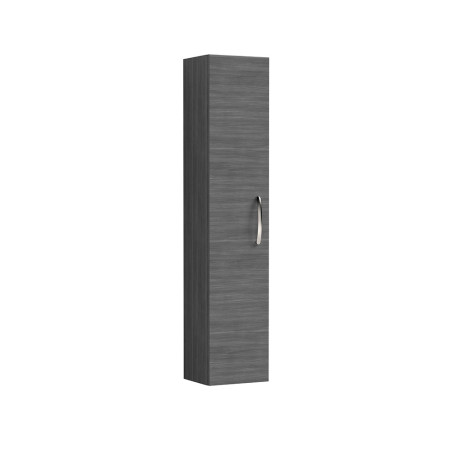 Nuie Athena 300mm Anthracite Woodgrain Wall Hung Tall Unit Single Door