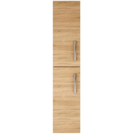 MOC662 Nuie Athena 300mm Natural Oak Wall Hung Tall Unit Double Door