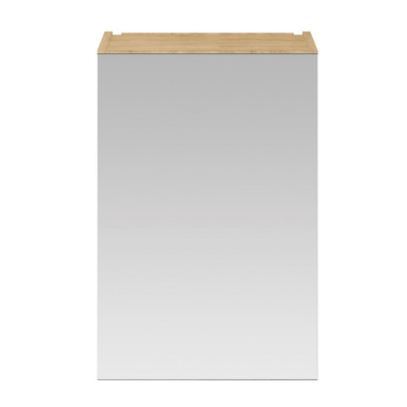 OFF316 Nuie Athena 450mm Mirror Cabinet Natural Oak