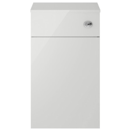 MOE442 Nuie Athena 500mm Gloss Grey Mist Back To Wall WC Unit