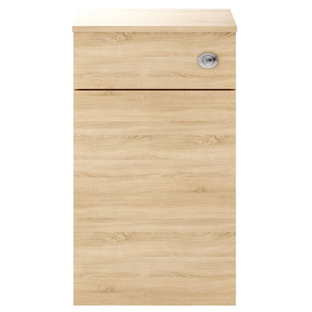 MOC642 Nuie Athena 500mm Natural Oak Back To Wall WC Unit