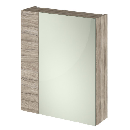 OFF218 Nuie Athena 600mm Mirror Cabinet 75/25 Driftwood