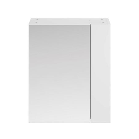OFF118 Nuie Athena 600mm Mirror Cabinet 75/25 Gloss White (2)