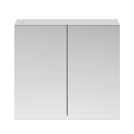 OFG419 Nuie Athena 800mm Mirror Cabinet Gloss Grey Mist