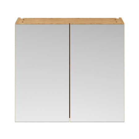 OFF319 Nuie Athena 800mm Mirror Cabinet Natural Oak