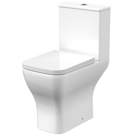 Nuie Ava Rimless Comfort Height Pan With Cistern and Soft Closing Seat