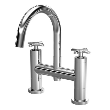 Nuie Aztec Bath Filler in Chrome