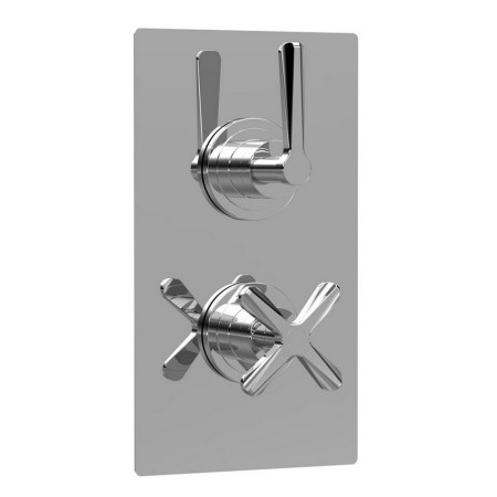CLL3210 Nuie Aztec Twin Thermostatic Shower Valve in Chrome (1)