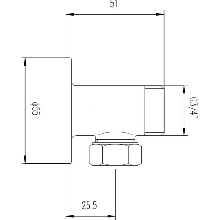 A312 Nuie Back Plate Elbow Unions (2)