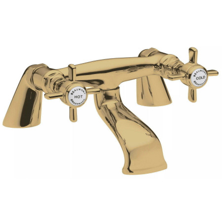 Nuie Beaumont Brushed Brass Bath Filler