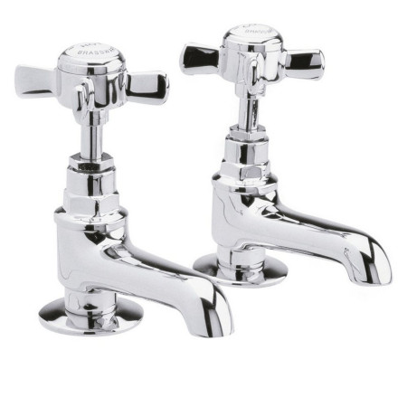 Nuie Beaumont Traditional Basin Taps Pair