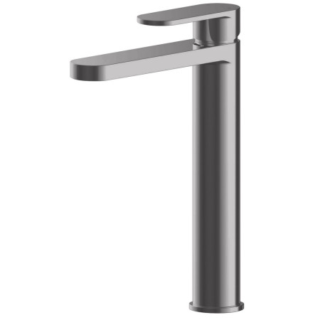 Nuie Binsey Brushed Pewter Tall Basin Mixer