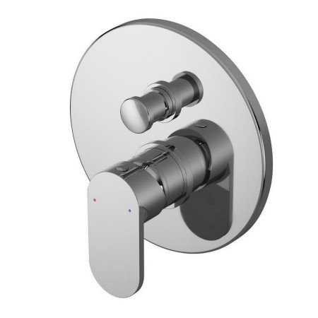 Nuie Binsey Concealed Chrome Manual Shower Valve with Diverter