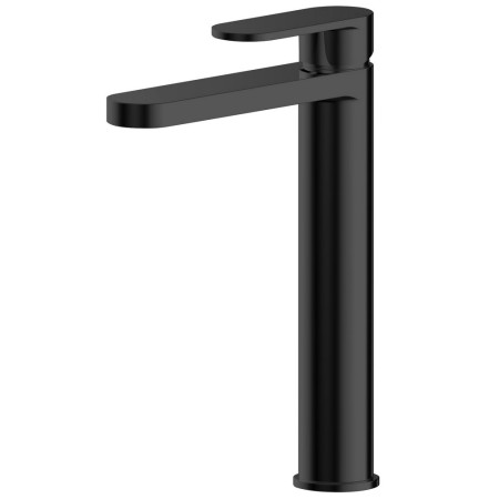 Nuie Binsey Matt Black Tall Basin Mixer