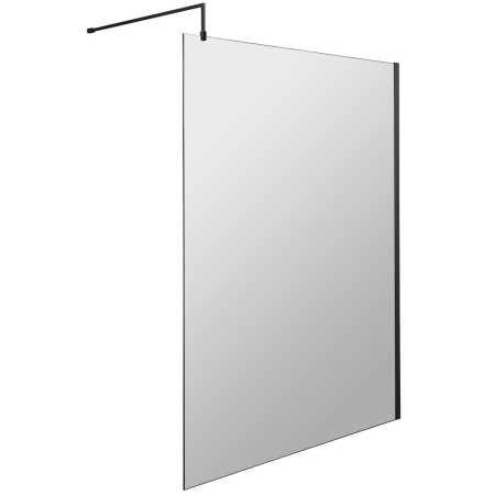 Nuie Black 1200mm Wetroom Screen