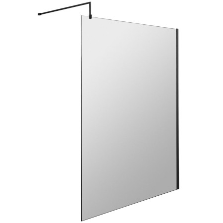 Nuie Black 1400mm Wetroom Screen