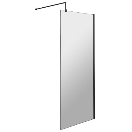 Nuie Black 760mm Wetroom Screen