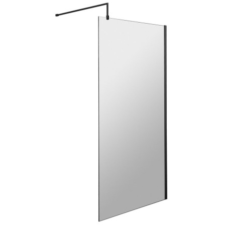 Nuie Black 800mm Wetroom Screen