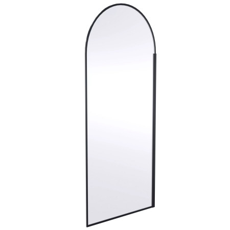 Nuie Black 900mm Arched 8mm Wetroom Screen