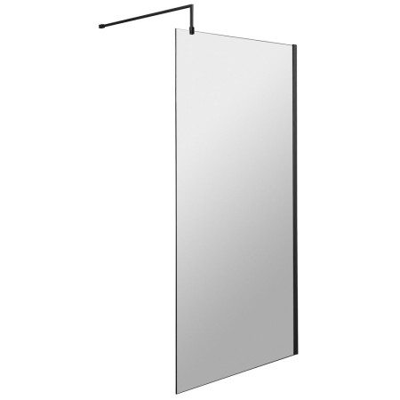Nuie Black 900mm Wetroom Screen