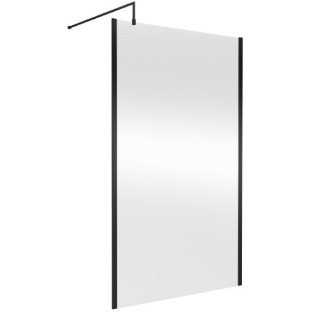 Nuie Black Outer Frame 1200mm Wetroom Screen
