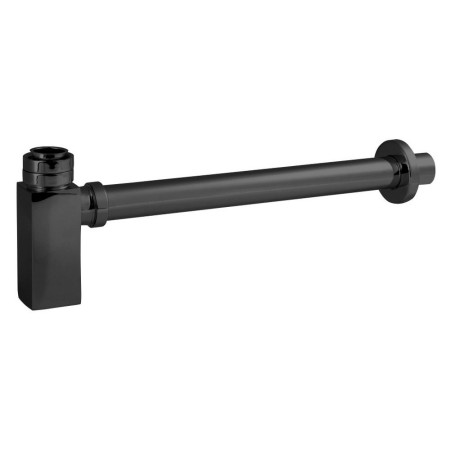 Nuie Black Square Basin Bottle Trap with 300mm Extension Tube