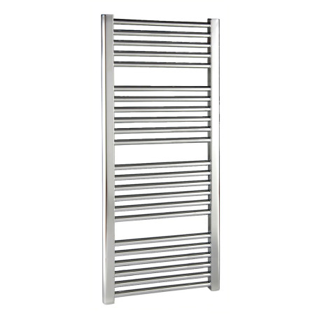 Nuie Bridge Chrome 1100 x 500mm Straight Ladder Rail
