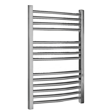 Nuie Bridge Chrome 700 x 500mm Curved Ladder Rail