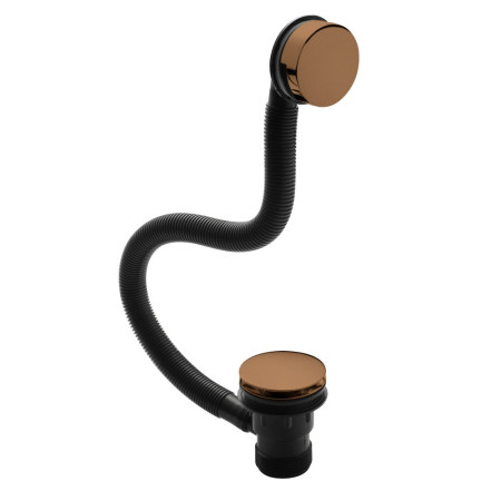 Nuie Brushed Bronze Easyclean Sprung Plug Bath Waste