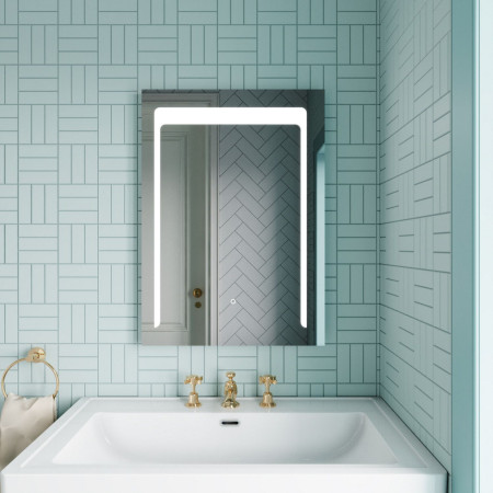 LQ501 Nuie Carina LED 700 x 500mm Touch Sensor Mirror Lifestyle