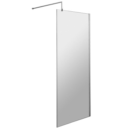 Nuie Chrome 800mm Wetroom Screen