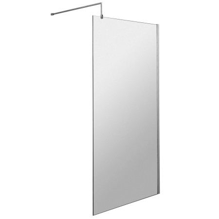 Nuie Chrome 900 x 1950mm Wetroom Screen