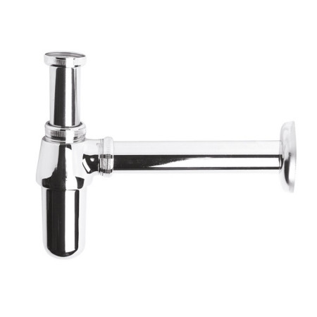 Nuie Chrome Basin Bottle Trap with 190mm Extension Tube