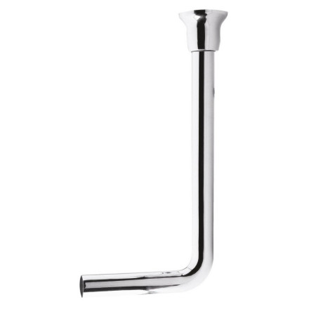 Nuie Chrome Low Level Flush Pipe Pack