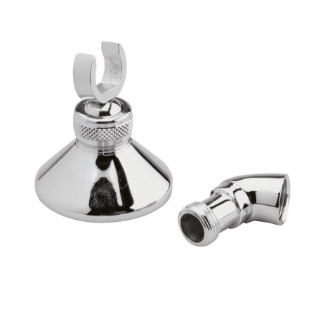 Nuie Chrome Wall Bracket and Elbow