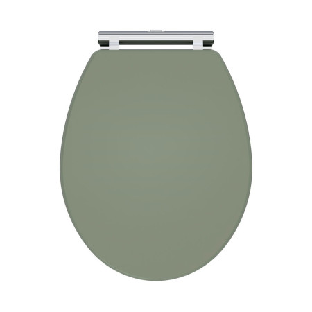 CLA899 Nuie Classique Soft Close Satin Green Wooden Toilet Seat (1)