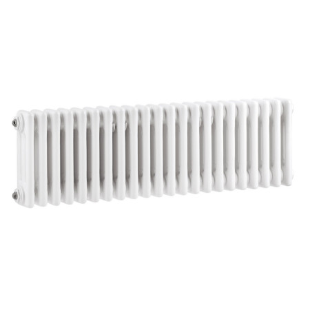 Nuie Colosseum Triple Panel Gloss White 300 x 999mm Horizontal Radiator