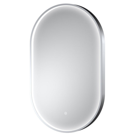 Nuie Columba 800 x 500mm Chrome Framed LED Mirror
