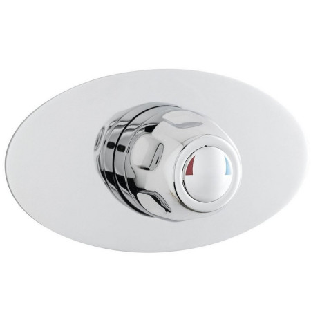 Nuie Concealed Chrome Sequential Thermostatic Shower Valve