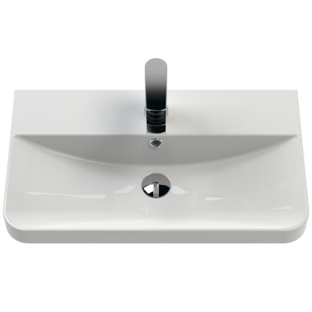 COR106 Nuie Core 600mm White Gloss Freestanding Vanity Unit With Basin (2)