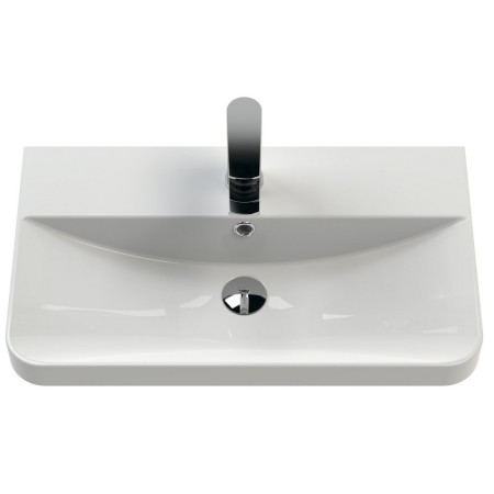 COR105 Nuie Core 600mm White Gloss Wall Hung Unit With Basin (2)