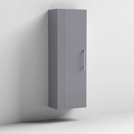 Nuie Deco 400mm Grey Wall Hung Tall Unit
