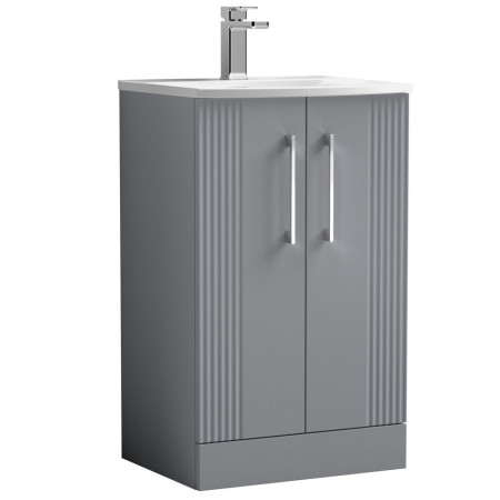 Nuie Deco 500mm Grey Floor Standing Unit with Basin