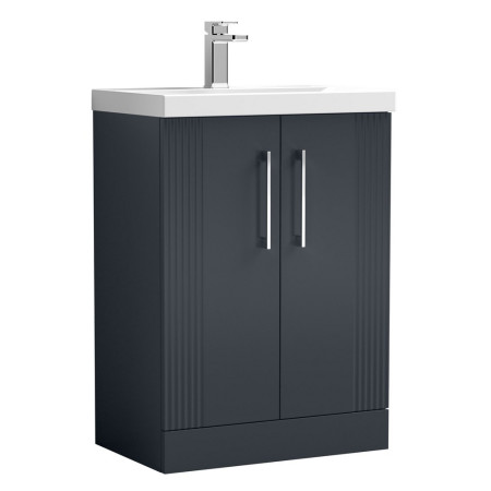 DPF1425 Nuie Deco 600mm Anthracite Floor Standing Unit with Basin (1)