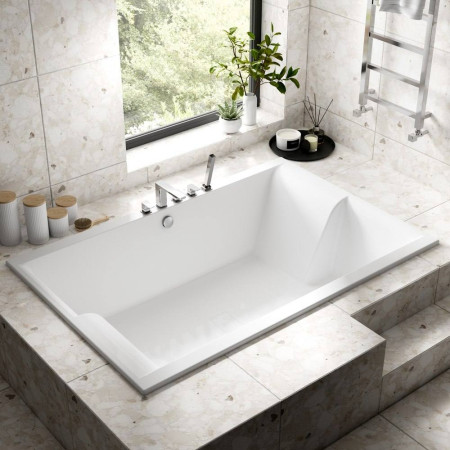 NBI1812 Nuie Double Ended 1800 x 1200mm Inset Spa Bath Lifestyle