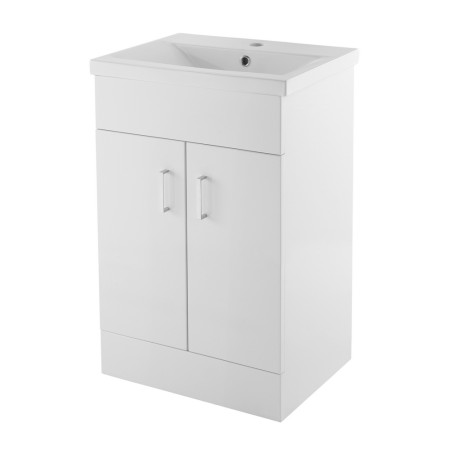 Nuie Eden 500mm Floor Standing Vanity Unit with Minimalist Basin