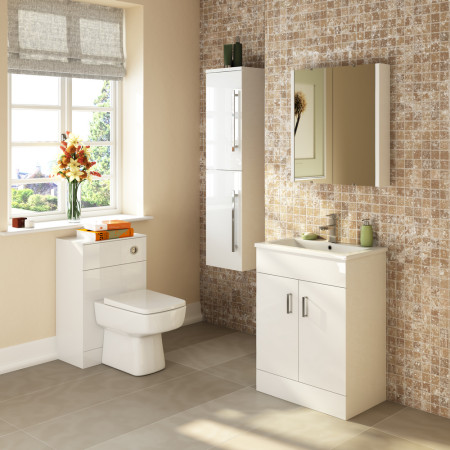 NVM141 Nuie Eden 500mm WC Unit Lifestyle