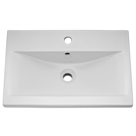 VTMW600E Nuie Eden 600mm Floor Standing Vanity Unit with Mid Edge Basin Closeup