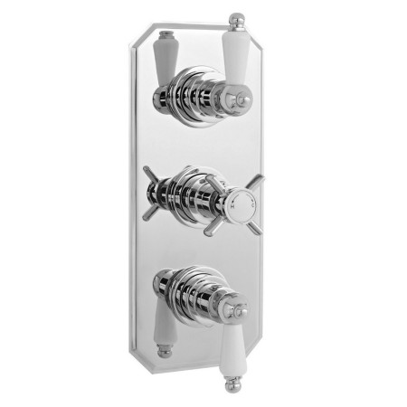Nuie Edwardian Triple Thermostatic Shower Valve