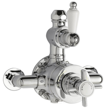 A3056 Nuie Edwardian Twin Thermostatic Exposed Shower Valve (1)